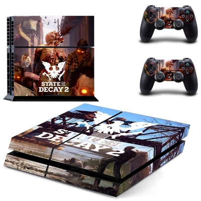 State of Decay 2 skin sticker for playstation 4 console and two controllers