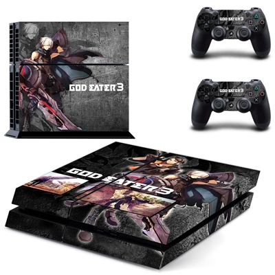 God Eater 3 skin sticker for playstation 4 console and two.. God Eater 3 skin sticker for playstation 4 console and two..