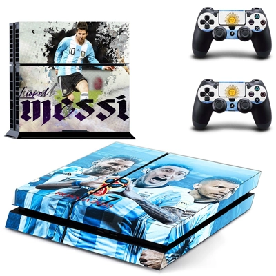 2018 FIFA World Cup Messi skin sticker for playstation 4 console and two controllers