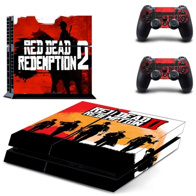 Red Dead Redemption 2 skin sticker for playstation 4 conso.. Red Dead Redemption 2 skin sticker for playstation 4 conso..