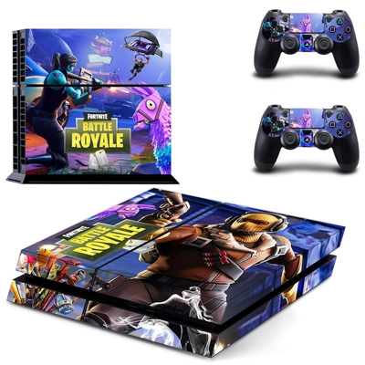 Fortnite skin sticker for playstation 4 console and two co..