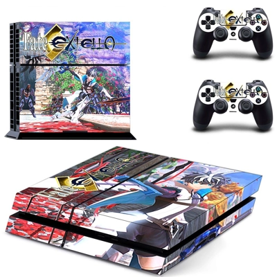 Fate Extella skin sticker for playstation 4 console and tw.. Fate Extella skin sticker for playstation 4 console and tw..