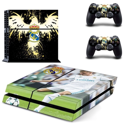 Real Madrid skin sticker for playstation 4 console and two.. Real Madrid skin sticker for playstation 4 console and two..