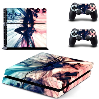 Sexy Wallpaper skin sticker for playstation 4 console and two controllers