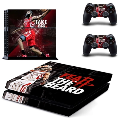 James Harden skin sticker for playstation 4 console and two controllers