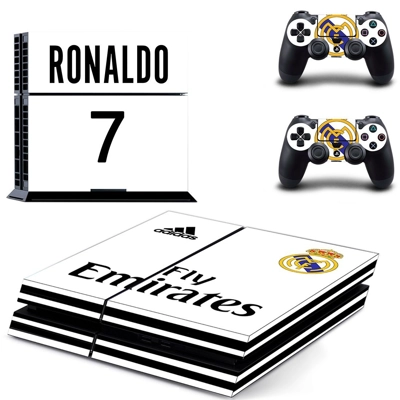 Real Madrid skin sticker for playstation 4 console and two.. Real Madrid skin sticker for playstation 4 console and two..