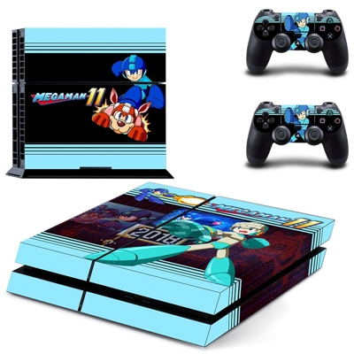 Mega man 11 skin sticker for playstation 4 console and two.. Mega man 11 skin sticker for playstation 4 console and two..