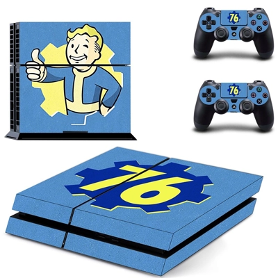 Fallout 76 skin sticker for playstation 4 console and two .. Fallout 76 skin sticker for playstation 4 console and two ..