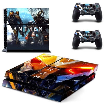 Anthem skin sticker for playstation 4 console and two cont..