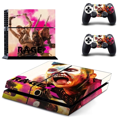 Rage 2 skin sticker for playstation 4 console and two controllers