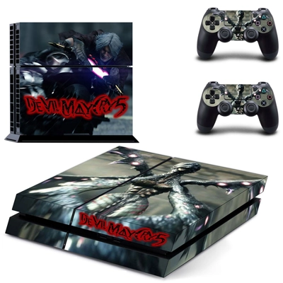 Devil May Cry 5 skin sticker for playstation 4 console and two controllers