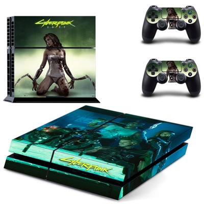 Cyberpunk 2077 skin sticker for playstation 4 console and ..