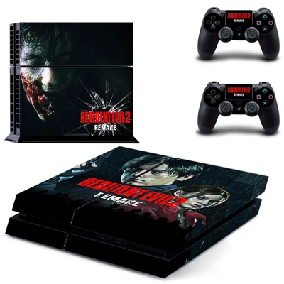 Resident Evil 2 remake skin sticker for playstation 4 cons..