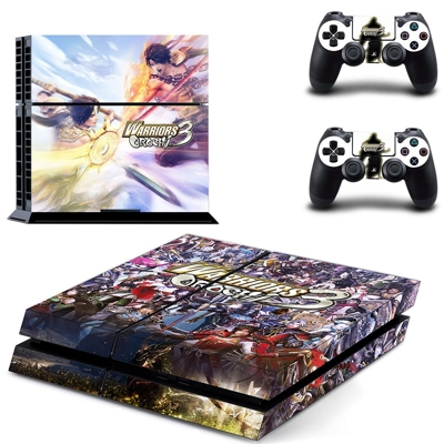 Warriors Orochi 3 skin sticker for playstation 4 console and two controllers