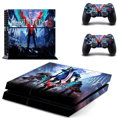 Devil May Cry 5 skin sticker for playstation 4 console and two controllers