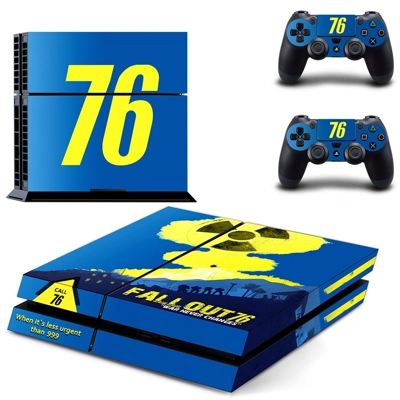 Fallout 76 skin sticker for playstation 4 console and two .. Fallout 76 skin sticker for playstation 4 console and two ..