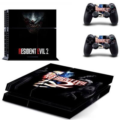 Resident Evil 2 skin sticker for playstation 4 console and two controllers