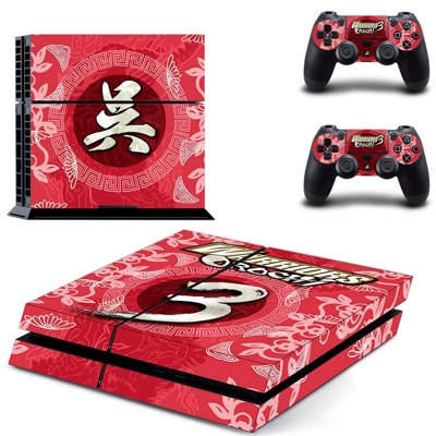 Warriors Orochi 3 skin sticker for playstation 4 console and two controllers
