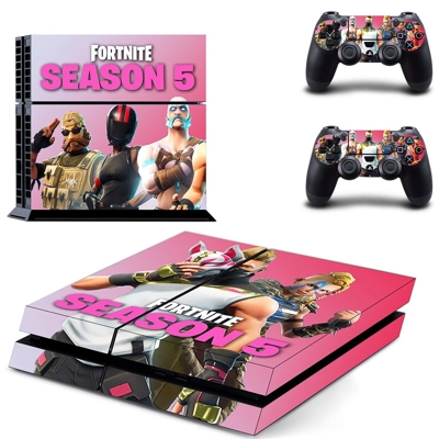 Fortnite skin sticker for playstation 4 console and two co..
