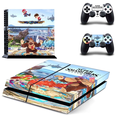 Super Smash Bros Ultimate skin sticker for playstation 4 c.. Super Smash Bros Ultimate skin sticker for playstation 4 c..