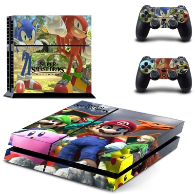 Super Smash Bros Ultimate skin sticker for playstation 4 c.. Super Smash Bros Ultimate skin sticker for playstation 4 c..