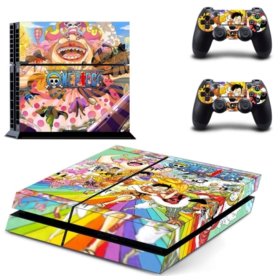 One Piece skin sticker for playstation 4 console and two controllers