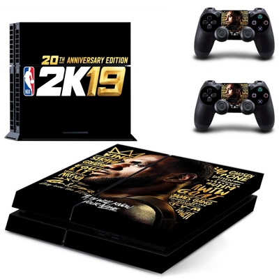 NBA 2K19 skin sticker for playstation 4 console and two co..