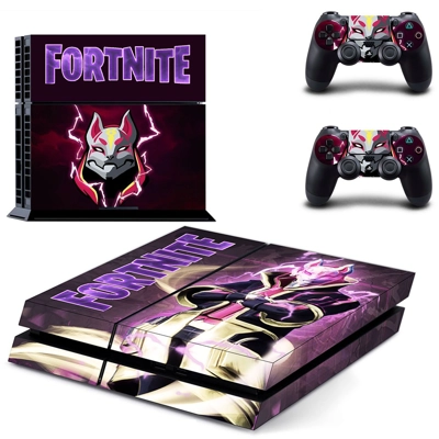 Fortnite skin sticker for playstation 4 console and two co.. Fortnite skin sticker for playstation 4 console and two co..