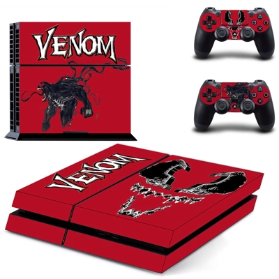 Venom skin sticker for playstation 4 console and two contr.. Venom skin sticker for playstation 4 console and two contr..