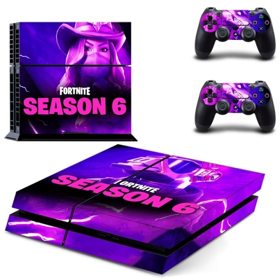 Fortnite skin sticker for playstation 4 console and two controllers