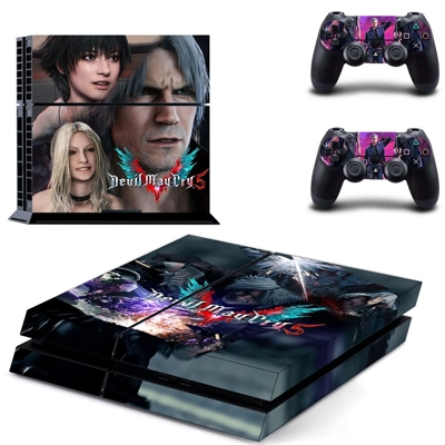 Devil May Cry 5 skin sticker for playstation 4 console and..
