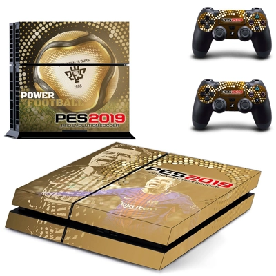 PES 2019 skin sticker for playstation 4 console and two co.. PES 2019 skin sticker for playstation 4 console and two co..