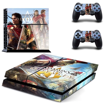 Assassins Creed Odyssey skin sticker for playstation 4 console and two controllers