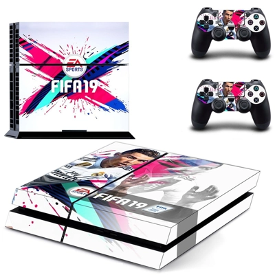 FIFA 2019 skin sticker for playstation 4 console and two controllers