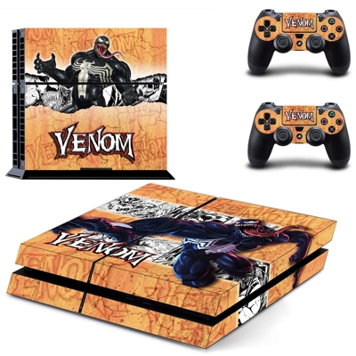 Venom skin sticker for playstation 4 console and two contr.. Venom skin sticker for playstation 4 console and two contr..