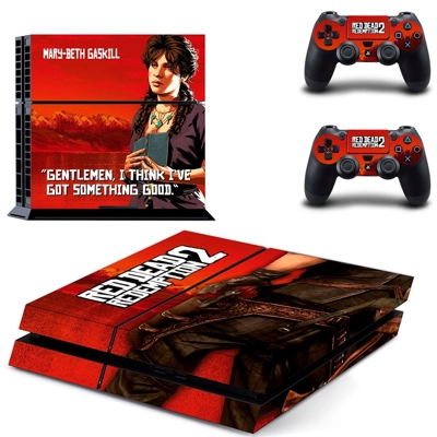 Red Dead Redemption 2 skin sticker for playstation 4 conso.. Red Dead Redemption 2 skin sticker for playstation 4 conso..