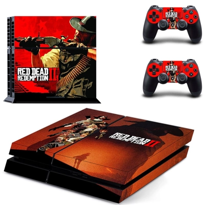 Red Dead Redemption 2 skin sticker for playstation 4 conso..