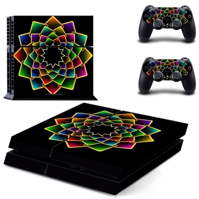 Floral Pattern skin sticker for playstation 4 console and .. Floral Pattern skin sticker for playstation 4 console and ..