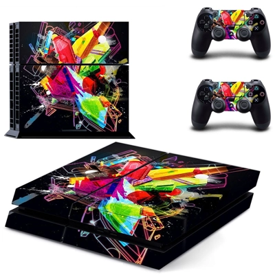 Tech wallpaper skin sticker for playstation 4 console and .. Tech wallpaper skin sticker for playstation 4 console and ..