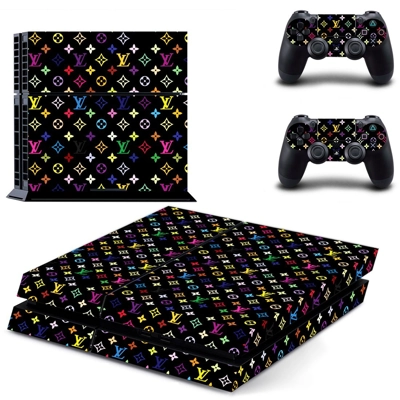 Supreme skin sticker for playstation 4 console and two con.. Supreme skin sticker for playstation 4 console and two con..