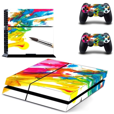 Painted Picture skin sticker for playstation 4 console and..