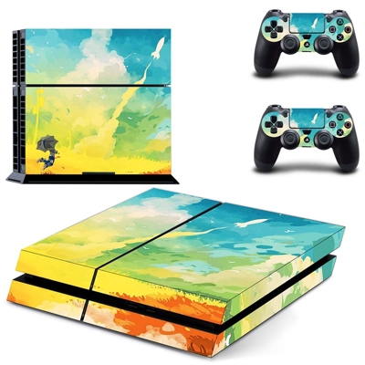 Painted Picture skin sticker for playstation 4 console and.. Painted Picture skin sticker for playstation 4 console and..