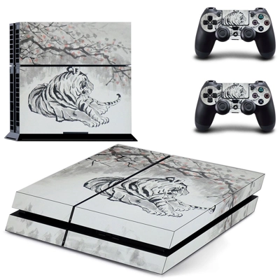 Tiger Clipart skin sticker for playstation 4 console and t.. Tiger Clipart skin sticker for playstation 4 console and t..