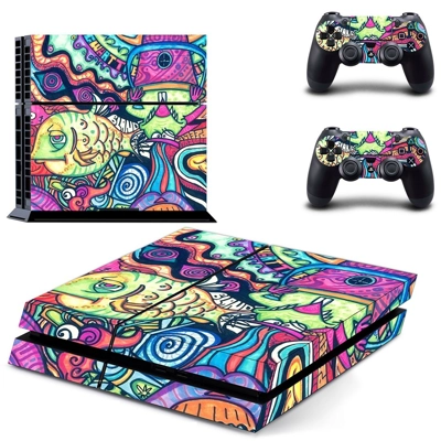 Hippie wallpaper skin sticker for playstation 4 console an.. Hippie wallpaper skin sticker for playstation 4 console an..