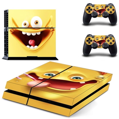 Emoticon skin sticker for playstation 4 console and two co.. Emoticon skin sticker for playstation 4 console and two co..
