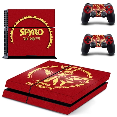 Spyro reignited trilogy skin sticker for playstation 4 console and two controllers