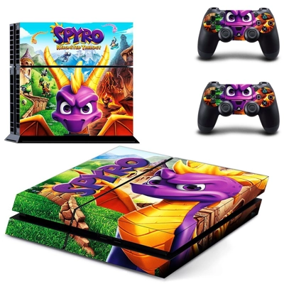 Spyro skin sticker for playstation 4 console and two contr.. Spyro skin sticker for playstation 4 console and two contr..