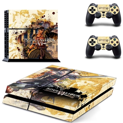Soulcalibur 6 skin sticker for playstation 4 console and two controllers