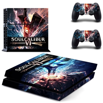 Soulcalibur 6 skin sticker for playstation 4 console and t..