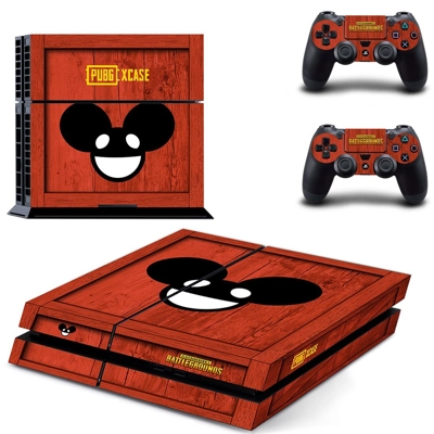 Playerunknown's Battlegrounds skin sticker for playstation 4 console and two controllers